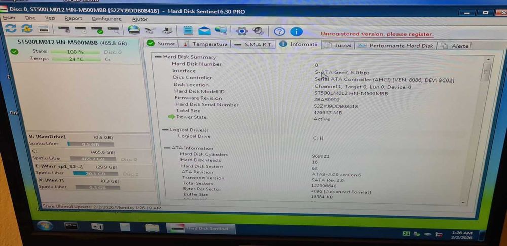 5.HDD Hard Disk Laptop Seagate/Samsung 500Gb 5400rpm 8MB SATA II