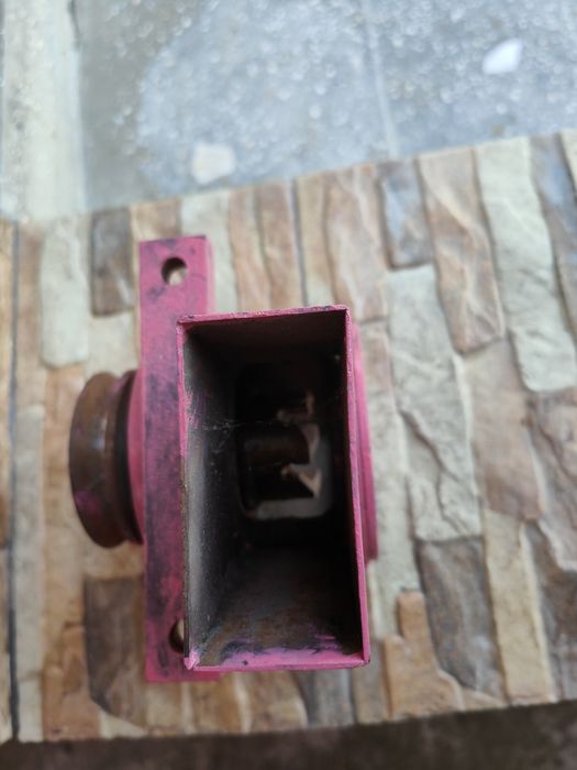 Moară porumb, acționare cu curea