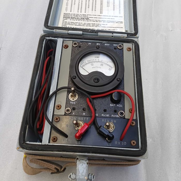 Voltmetru Apex Airtronics TS-26B/TSM Voltmetru Militar Armata SUA