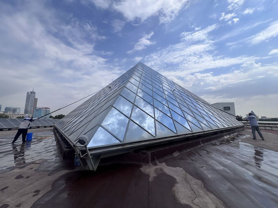 Teleskopik shtangalar. Телескопический штанги для мытя фасадов!