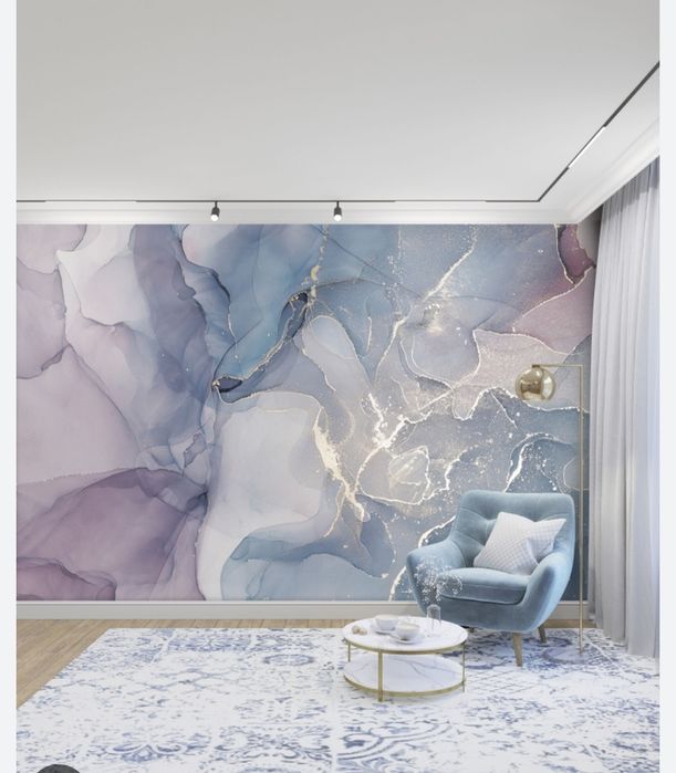 Поклейка обоев всех видов.