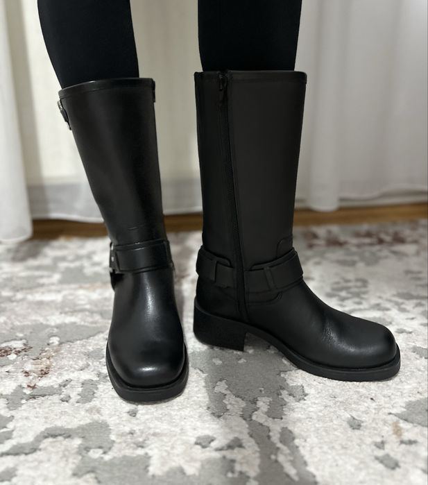 Cizme din piele naturala, marimea 37