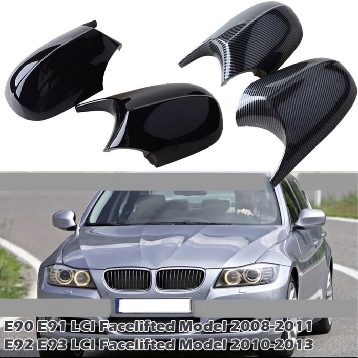 Capace Oglinzi M Piano Black Carbon Seria 1 3 E87 E90 E91 E92 E93