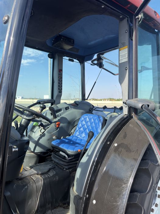 Tractor New Holland TN 75 F Cabina  cu Aer Conditionat an 2002 Import Belgia Fiat 70 90 Fiat 80 90 New Holland TD 65 TD 75 TD 85 Case John Deere Claas