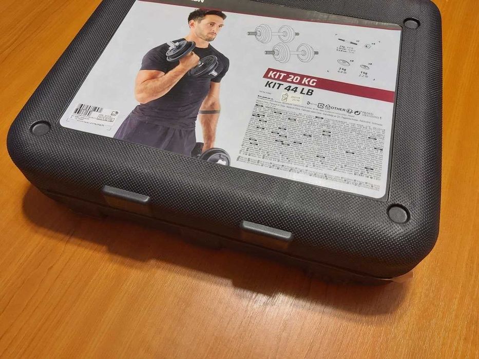 Set Gantere NOI 20 kg Reglabile + Geantă Transport