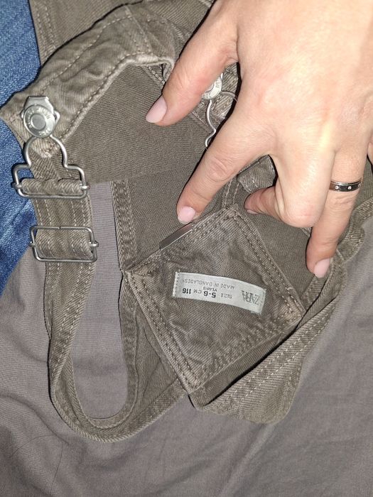 Salopete băieți Zara, 5-6 ani, 116 cm, stare impecabilă