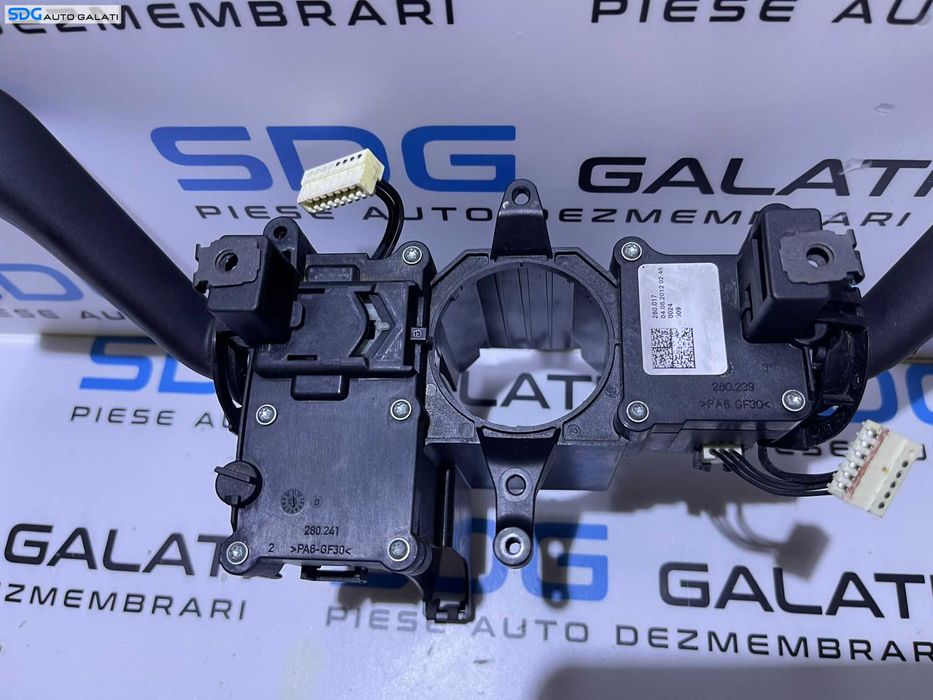 Ansamblu Maneta Manete Semnalizare Stergatoare Volkswagen Passat B7 Berlina Sedan 2010 - 2015 Cod 3C5953501BF 3C5953502 [L8339]