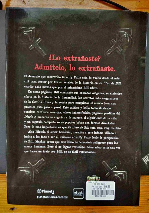 The book of Bill spaniolă și Cuphead engleză