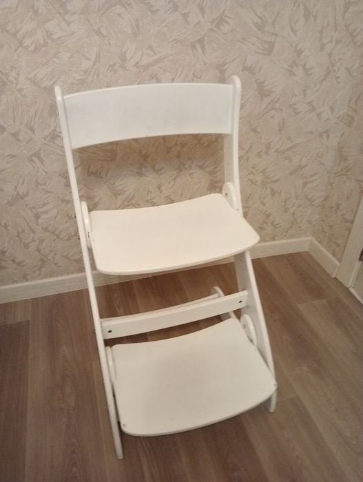 Растущий стул Кузя белый