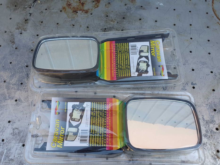 Set 2 Oglinzi Suplimentare Universale Rulotă / Auto – Noi, Sigilate (Made in Italy