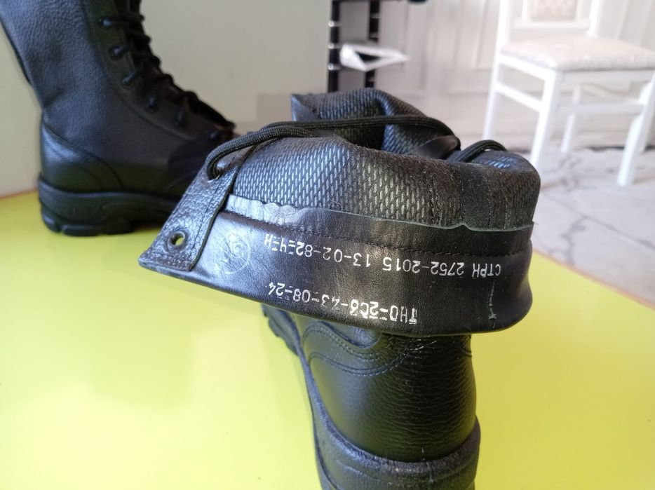 Берцы кожаный, новый