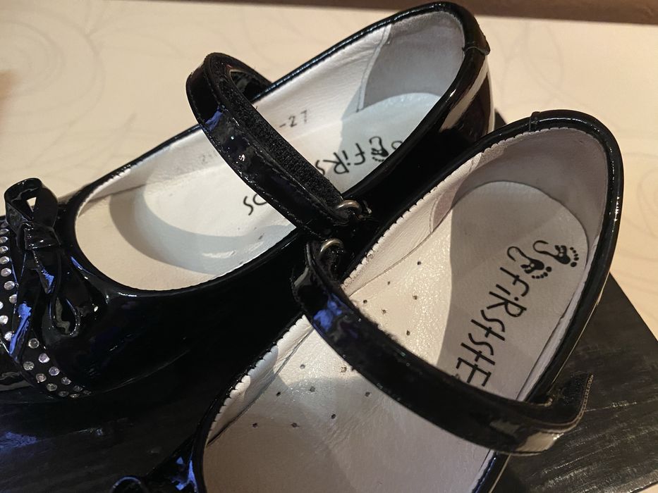 Туфли чёрные для девочки