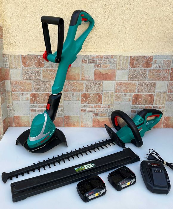 Акумулаторен тример Bosch ART 26-18 Li и храсторез Bosch AHS 55-20Li