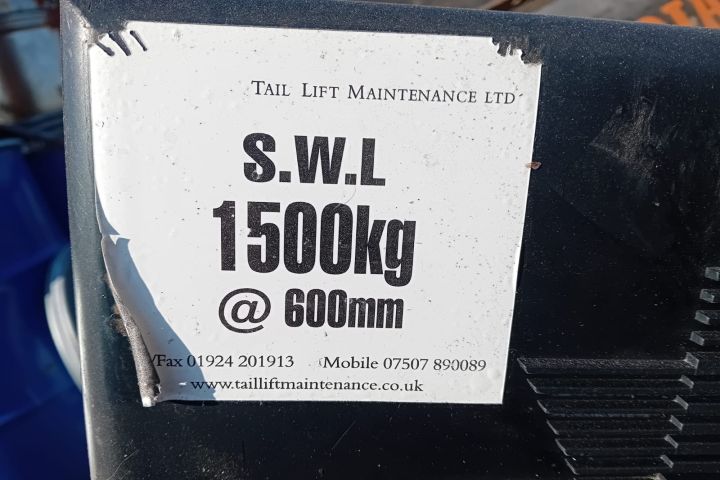 Lift dhollandia 253026 R502  1407 4500 MAN TGL 7.150 generatia