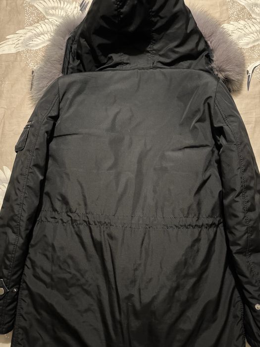 Дамска парка (яке) с лисица естествен косъм