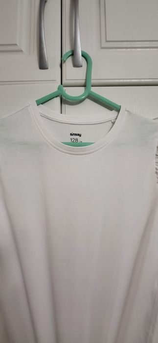 Bluza alba cu volanase Sinsay
