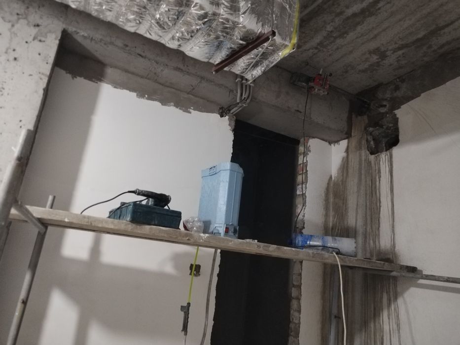 Beton kesish, Harxil razmerda teshik ochish, Transha kovlash, demontaj