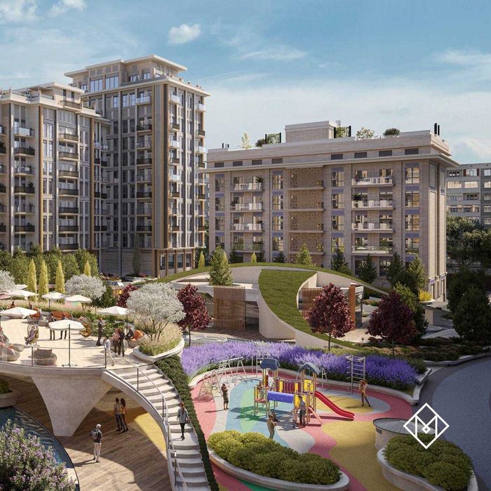 Сдается студия в элитном ЖК Mirabad Avenue, поставили кровать