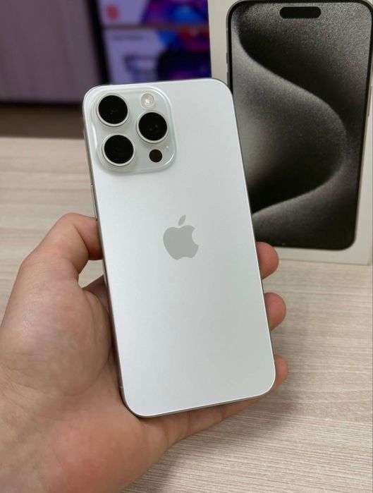 iPhone 15 ProMax 256Gb White  Akk: 91% Kelwamiz