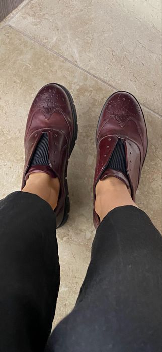 Кожаные туфли Ecco, р. 37, в идеальном состоянии