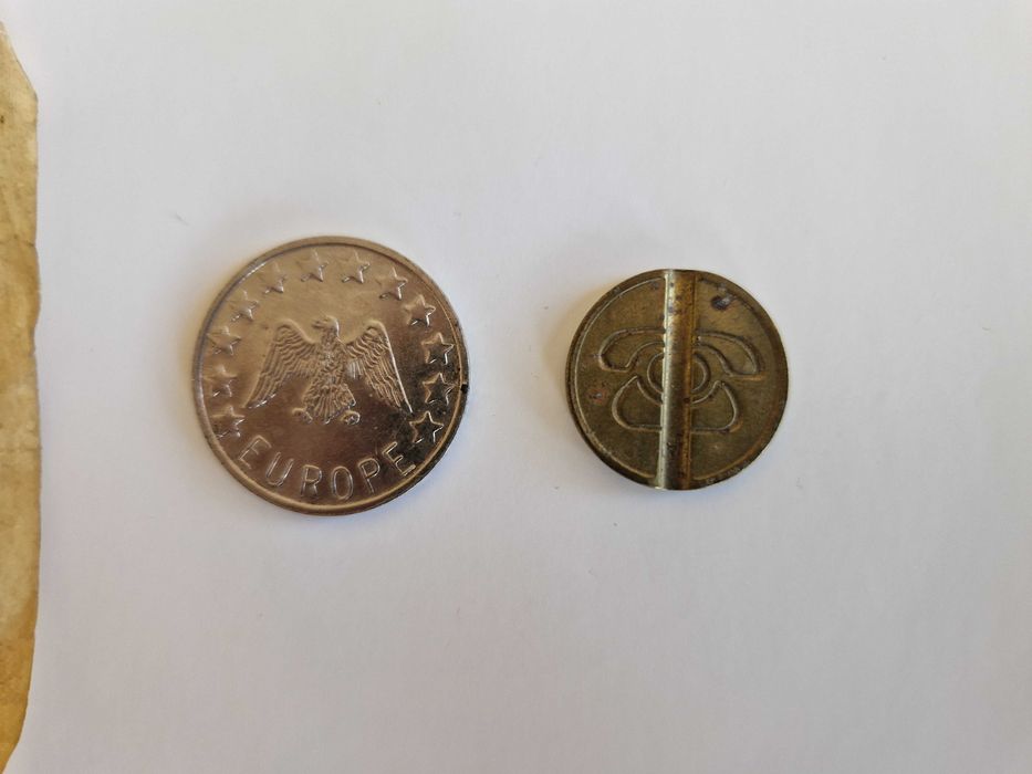 Продавам лот монети, банкнота и жетони