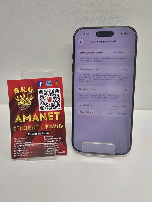 Iphone Air 256gb 100% Amanet BKG