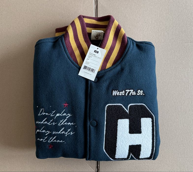 HUF x Miles Davis Pangaea Varsity Jacket ОРИГИНАЛНО мъжко яке - L