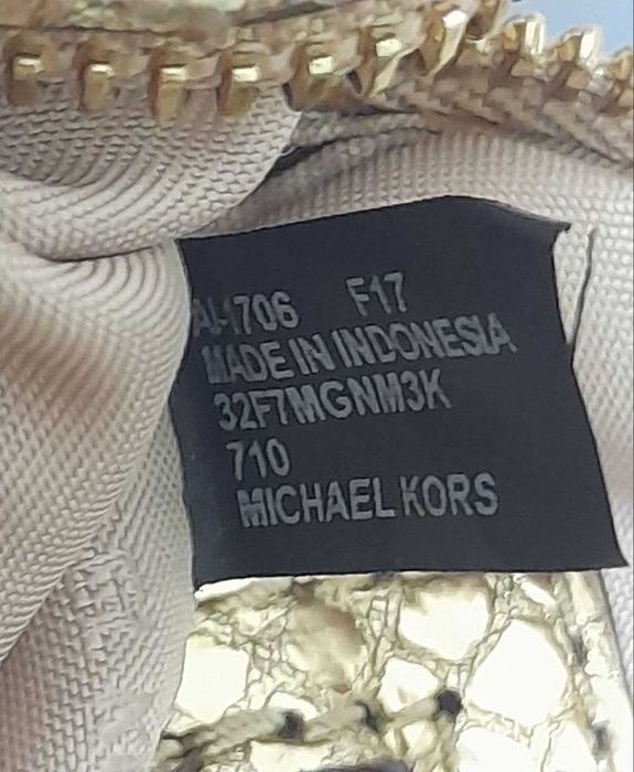 Michael Kors Gold Bag / Брендовая сумка на плечо