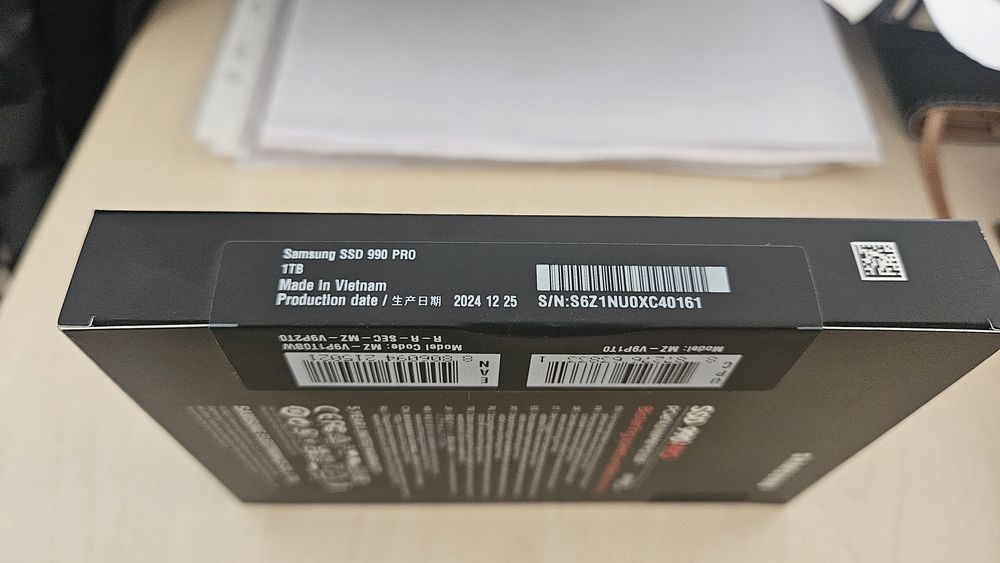 SSD накопитель 1 TB Samsung 990 PRO, M.2,