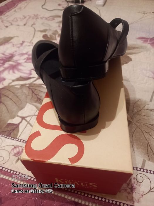 Балетки с застёжкой