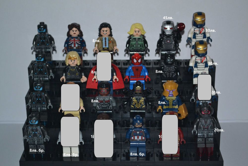 LEGO минифигурки Castle , Pirate , Marvel , DC , Minecraft и др.