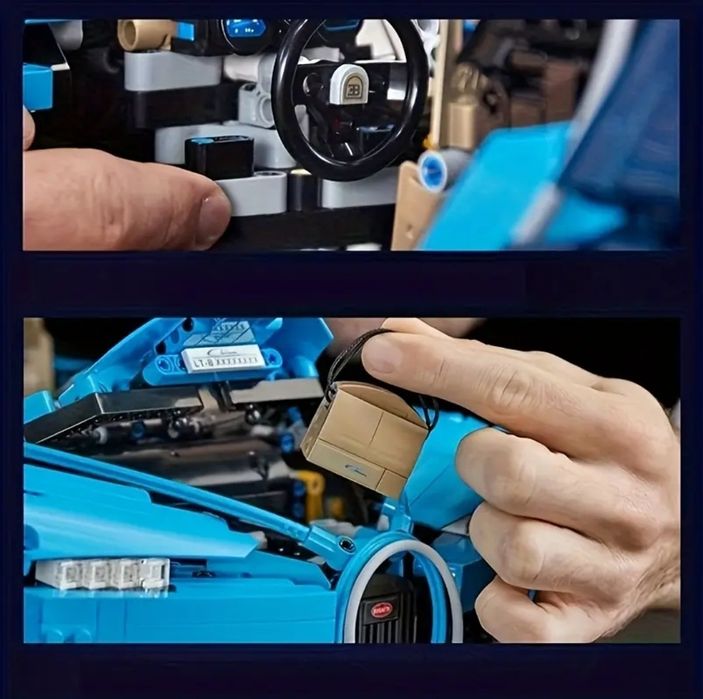 Конструктор Лего суперкар Bugatti Chiron