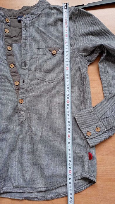 camasa 10-11- 12 , guler tunica, bumbac de calitate,  Pomp de Lux