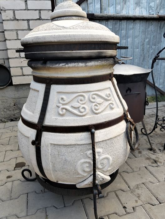 Тандыр из шамотной глины