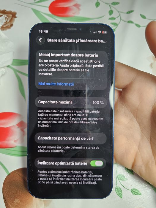 Vand iphone 12  garantie 2 ani