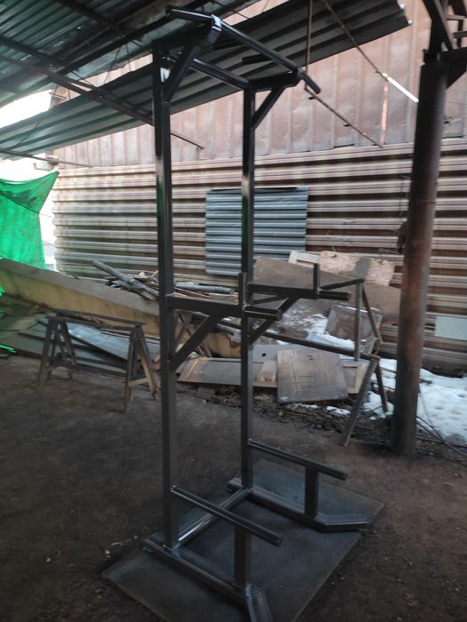 Турник, брусья напольные