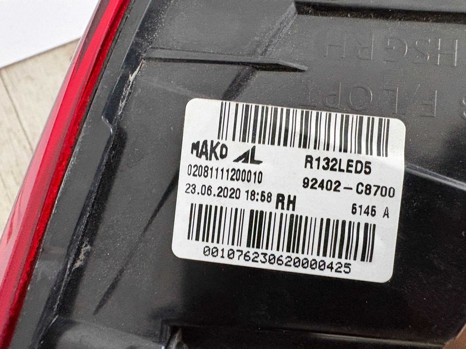 Stop dreapta cu led Hyundai I20 facelift dupa 2018 cod 92402-C8700