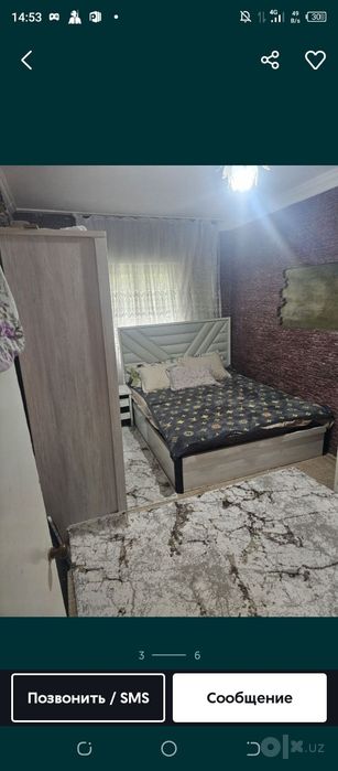Продам 3-комнатную квартиру, Чирчик , 8-микрорайон , новая планировка