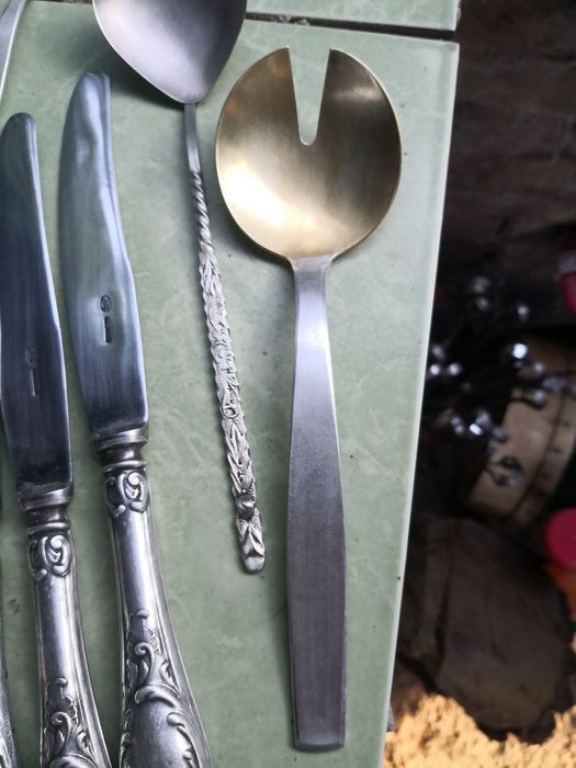 Ножы ложки мельхиор