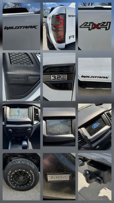 Ford Ranger 3.2 diesel  / 200cp / Wildtrack / Pachet TODA / 2018
