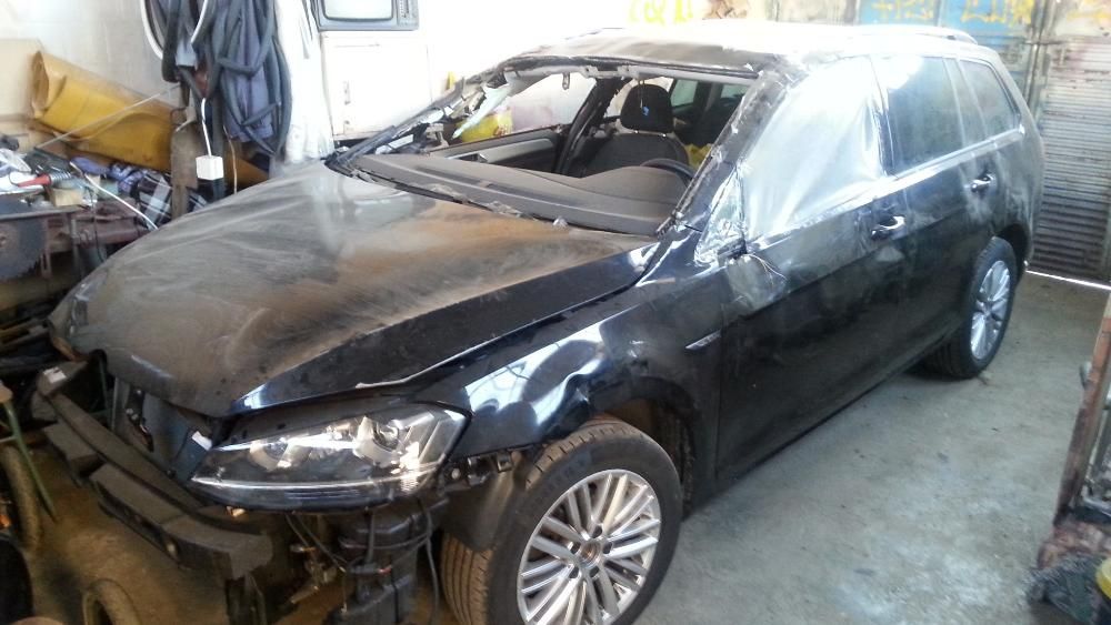 VW Golf 7  2.0 TDI  150 к.с  DSG  2014 Година  На Части Голф 7