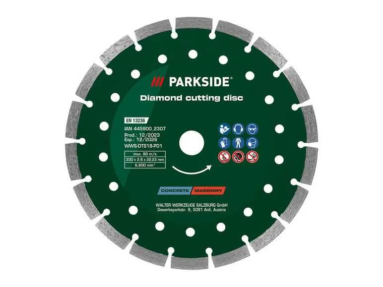 Диск за рязане за ъглошлайф Parkside 230 mm 125 мм различни модели