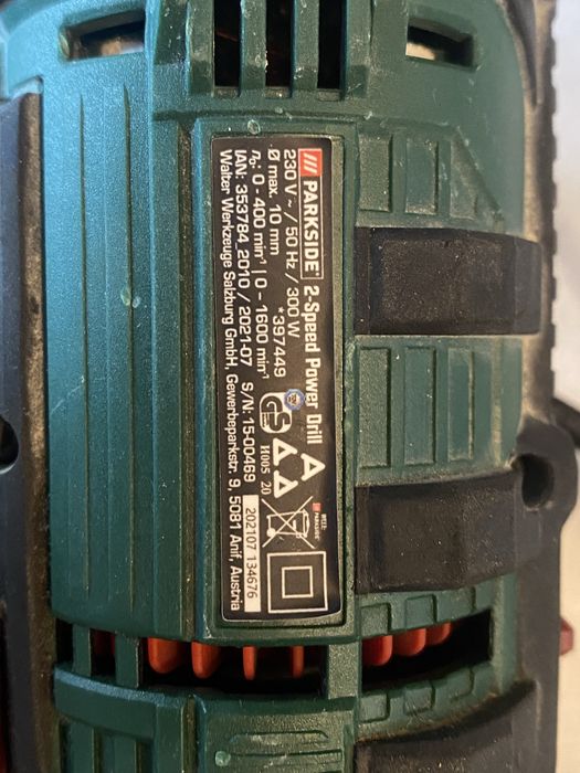 Винтоверт Parkside & перфоратор Raider