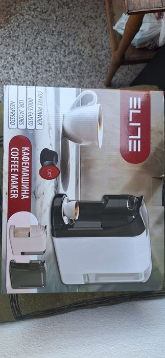 Кафемашина за капсули и мляно кафе Elite CCM-1278GR
