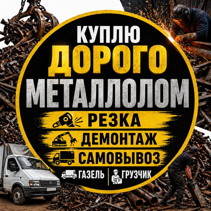 Приём металла  самовывоз с вашего адреса,любой район