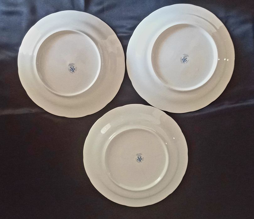 Platouri rotunde/dreptunghiulare, din porțelan fin de Cr de Ag