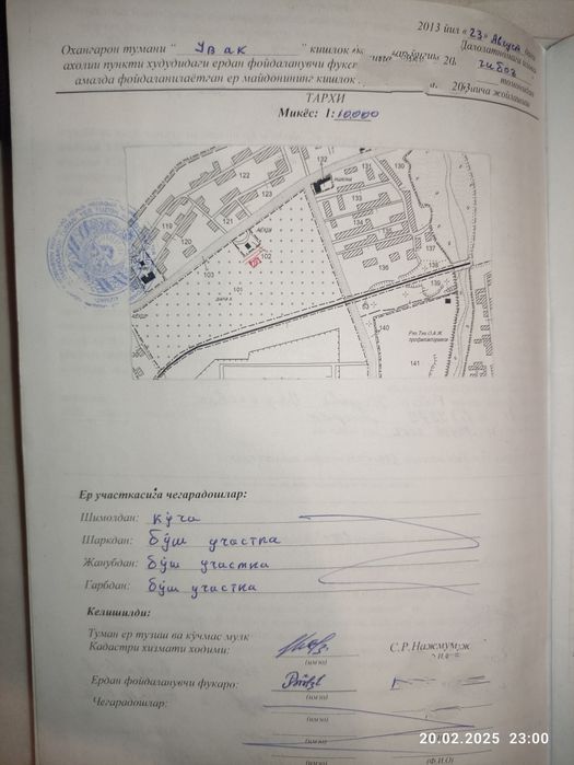 Участок, Дача, Земля. Ангрен, Гулбог