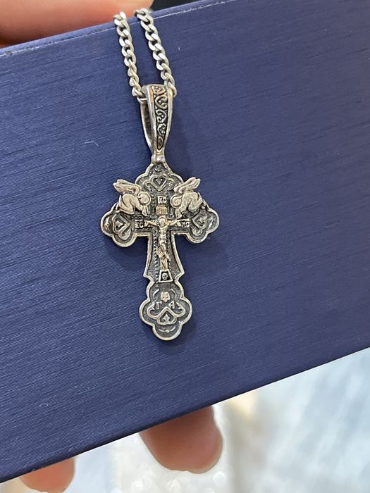 крестик серебрянный