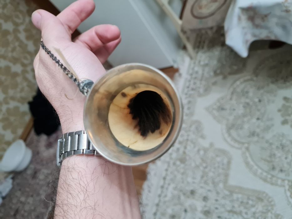 Продам рог для вина, серебро 875 проба.