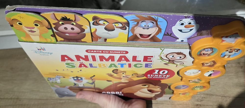 Carte cu sunete Animale Salbatice